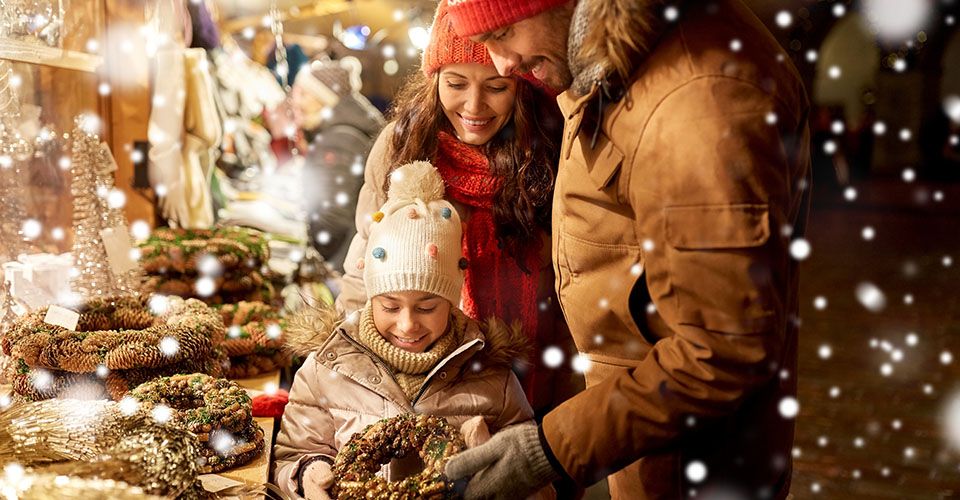 Weihnachtsmarkt in der Nähe