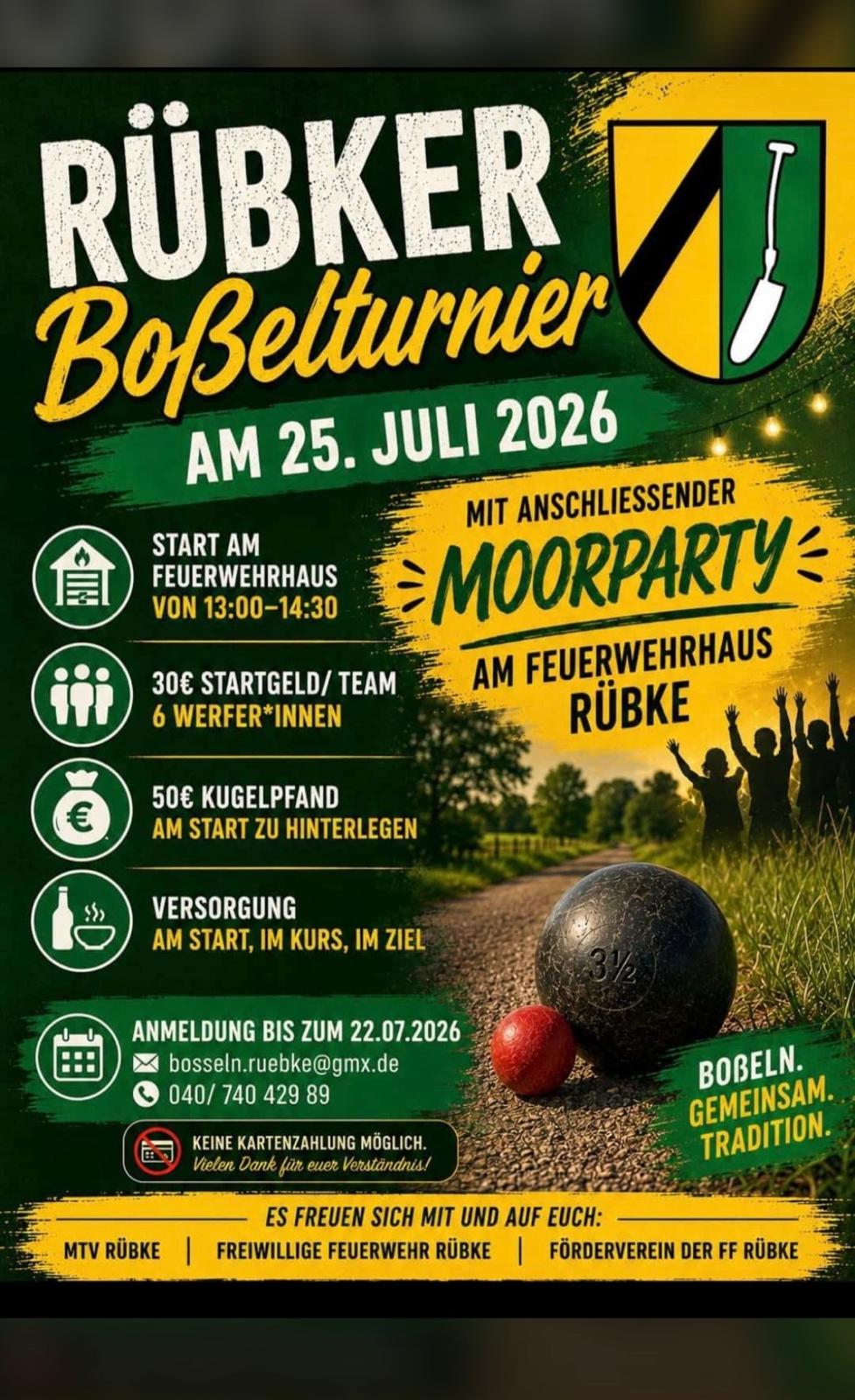 Boßeln im Landkreis Harburg