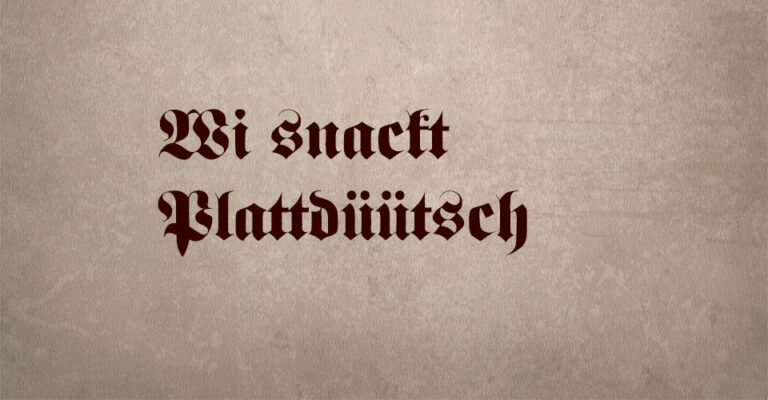 Plattdeutscher Klönschnack