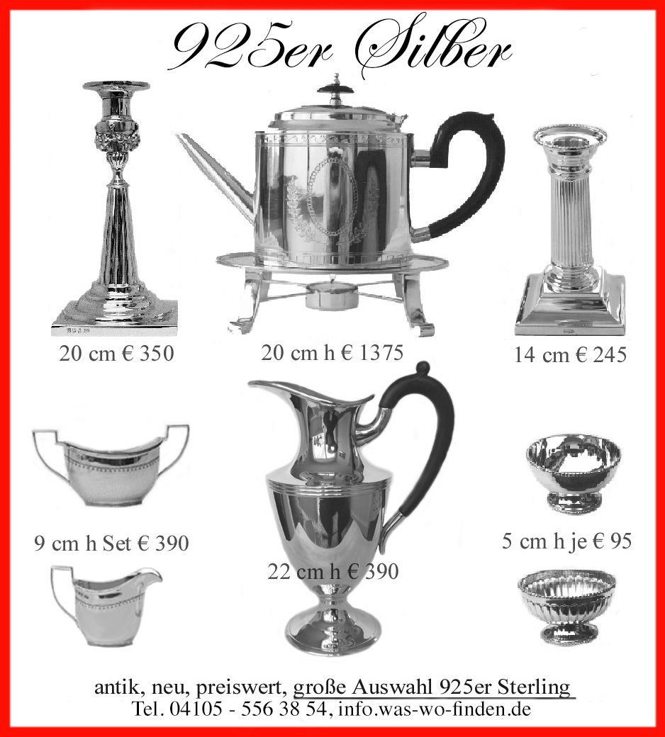 925erSilber Verkauf Silberwaren Sterlingsilber