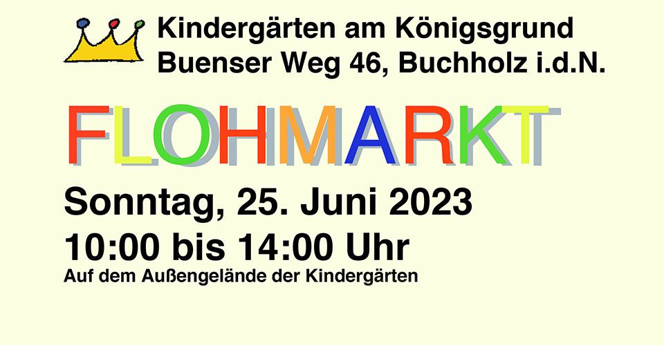 Kindergarten Flohmarkt