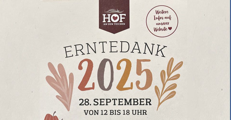 Erntedankfest an Hof an den Teichen