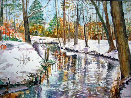 Seeve 69, Aquarell (40 x 30 cm)