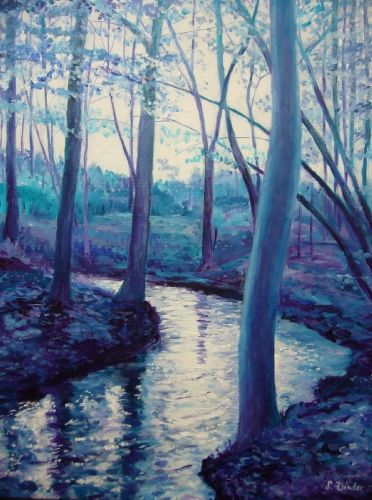 Seeve 79, Acryl auf Leinwand (50 x 70 cm)