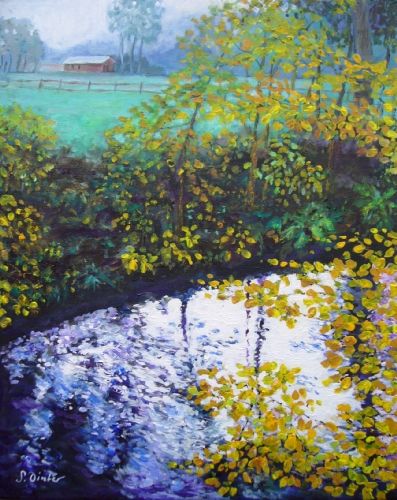 Seeve 80, Acryl auf Leinwand (40 x 50 cm)