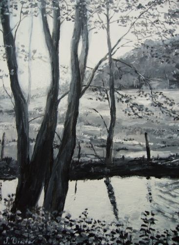 Seeve 88, Acryl auf Leinwand (30 x 40 cm)