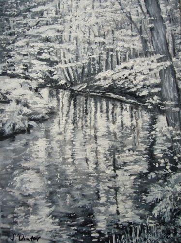 Seeve 91, Acryl auf Leinwand (30 x 40 cm)