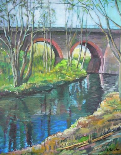 Seeve 99, Acryl auf Leinwand (40 x 50 cm)