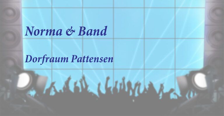 Norma und Band musizieren im Dorfraum Pattensen