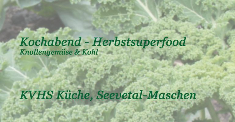 Herbstgemüse &#8211; ein Kochabend in der Lehrküche der KVHS in Seevetal-Maschen